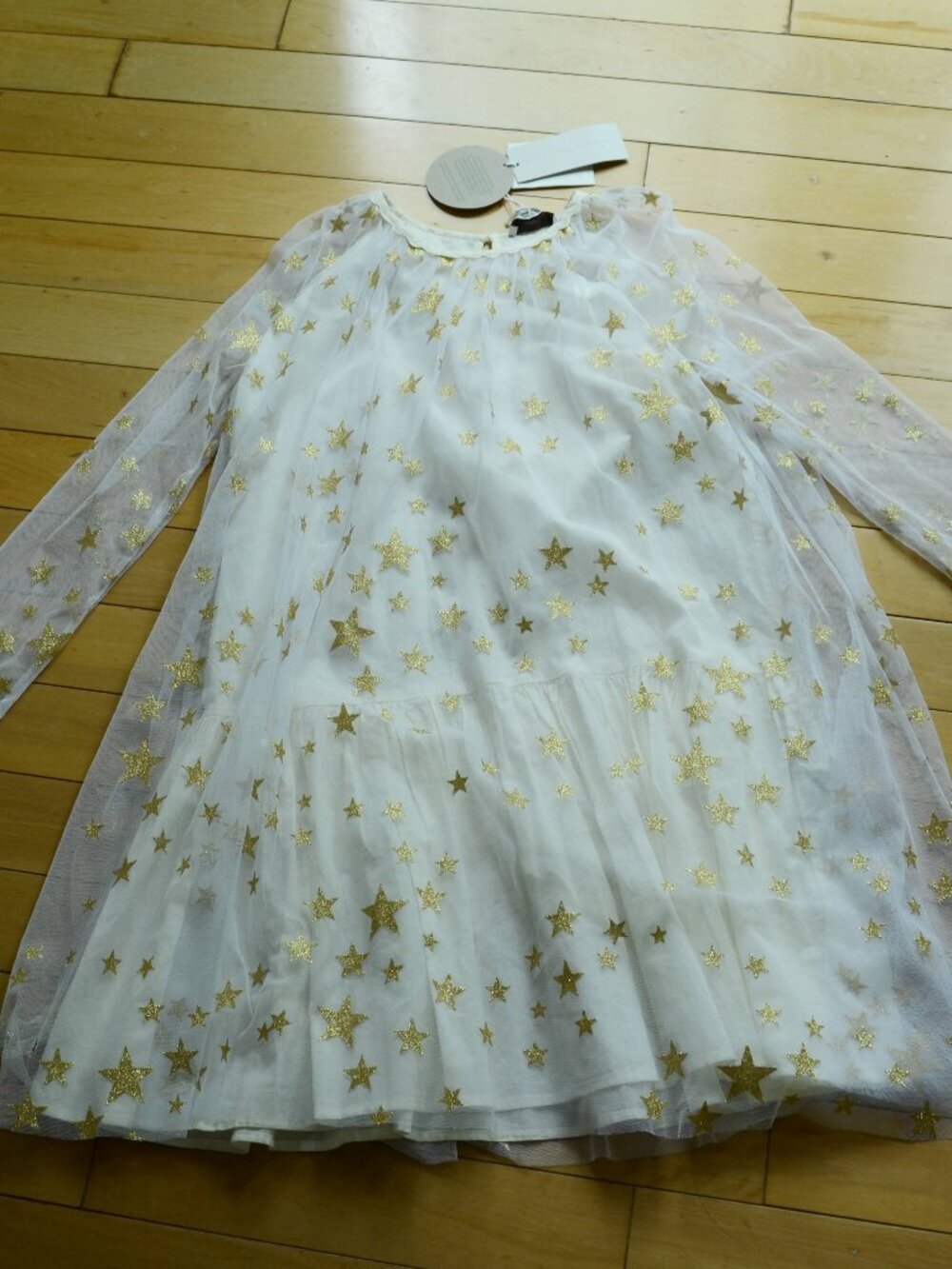Stella McCartney Gold Stars Tulle Dress NWT Girl 14